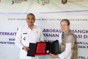 Delegasi Amerika Lihat Program Sanitasi Aman Kabupaten Tangerang