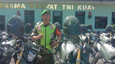 Danrem 064/MY, Serahkan Motor Dinas Babinsa Jajaran Kodim 0603/Lebak