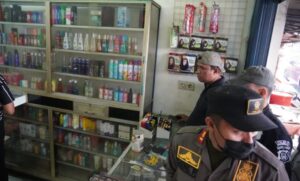 Aparat Sweeping Obat Terlarang di Wilayah Pantura Kabupaten Tangerang