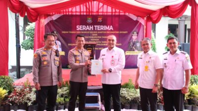 Bupati Zaki Hibahkan Tanah dan Bangunan Eks Kantor Kecamatan Jayanti Kepada Polresta Tangerang