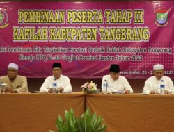 Buka Pembinaan Kafilah Tahap III, Sekda Minta Seluruh Masyarakat Dukung Dan Sukseskan MTQ Propinsi Banten