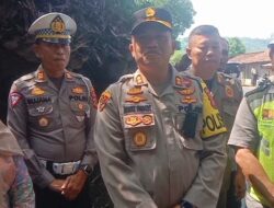 Tindak lanjut Curhatan Kades Bantargadung, Polres Sukabumi Tinjau Batu Menonjol Yang Sempat Viral 