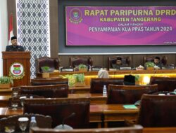 Bupati Zaki Sampaikan KUA dan PPAS 2024 di DPRD Kabupaten Tangerang