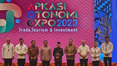 Bupati Tangerang Dampingi Wapres Buka Rakernas XV APKASI dan APKASI Otonomi Expo 2023