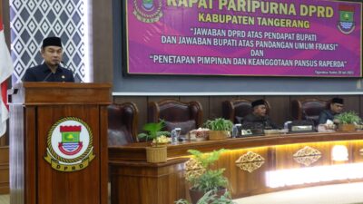 Wabup Tangerang Harapkan Raperda PDRD Dapat Diimplementasikan Tahun 2024