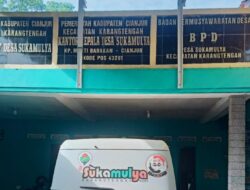 Pemdes Sukamulya Gunakan DD Tahap I Tahun 2023 Bangun TPT dan Pemberdayaan