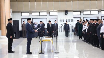 Bupati Tangerang Lantik 258 PNS Jabatan Fungsional dan 4 Pejabat Tinggi Pratama