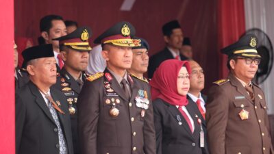 Wakapolda Banten Hadiri Penurunan Bendera Merah Putih di Kawasan KP3B