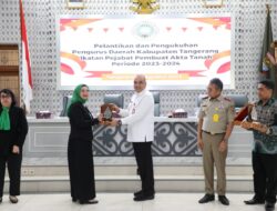 Bupati Tangerang Harap Pengurus IPPAT Kabupaten Tangerang Yang Baru Lebih Kolaboratif Dan Responsif