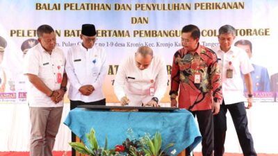Bupati Zaki Resmikan Balai Pelatihan dan Penyuluhan Perikanan Kabupaten Tangerang