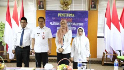 Pj Bupati Tangerang Tutup Kegiatan Pengembangan Kompetensi Teknis Manajemen Perkantoran Modern Berbasis TIK