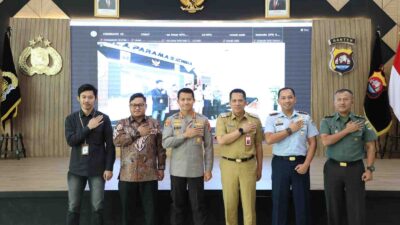 PJ. Bupati Tangerang Hadiri Simulasi Pengamanan Pemilu