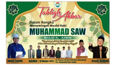 Mushola Al-Aamiin Cisarua 1 Gelar Acara Maulid Nabi Muhammad SAW berjalan Meriah