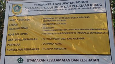 CV. Radika Karya Bangun Pekerjaan TPT Pastikan Sesuai RAB