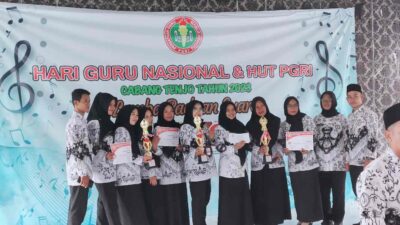 Peringatan HGN dan HUT ke-78 PGRI Tenjo Kabupaten berjalan Sukses
