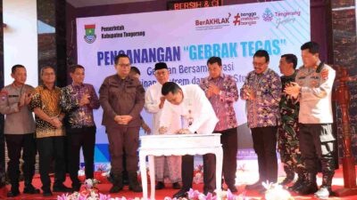 Akselarasi Penurunan Kemiskinan Ekstrim dan Cegah Stunting, Pemkab Tangerang Luncurkan Gebrak Tegas