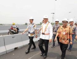 Pj Bupati Tangerang Tinjau Langsung Pengoperasian Uji Coba Flyover Cisauk