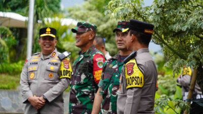 Korem 064/MY Sukses Amankan Kunker Presiden Jokowi