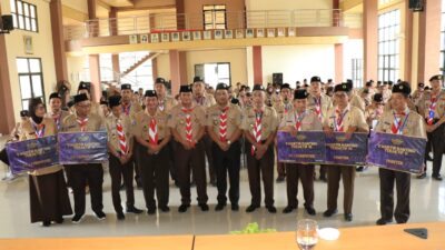 Ketua Kwarcab Gerakan Pramuka Kabupaten Tangerang Buka Rakercab Tahun 2024