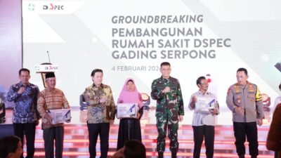Pj Bupati Tangerang Hadiri Ground Breaking RS DSPEC Gading Serpong