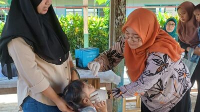 Puskesmas Jambe Bagikan Vitamin A kepada Balita dan Ibu Masa Nifas di Desa-Desa