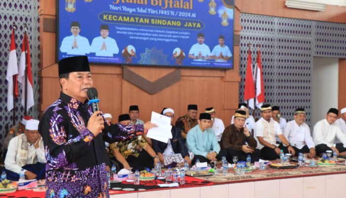 Sekda Hadiri Halal Bihalal Di Kecamatan Sindangjaya