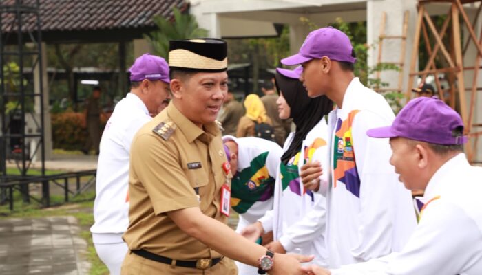 Pj Bupati Kukuhkan dan Lepas Kontingen POPDA Kabupaten Tangerang