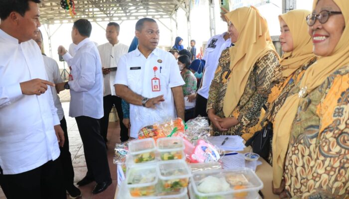 Sekda Monitoring Gerebek Posyandu Lily di Desa Tegal Kunir Kidul Kecamatan Mauk