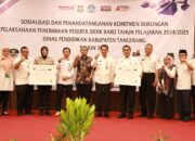 Pj Bupati Buka Sosialiasi Dan Penandatanganan Komitmen Pelaksanaan PPDB 2024/2025