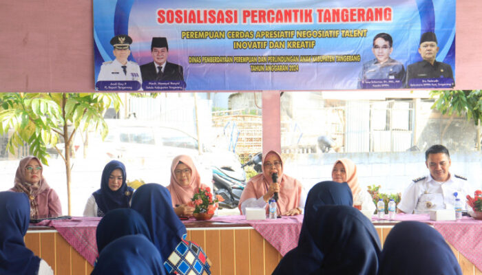 DPPPA Sosialisasi Program Percantik di Desa Selapajang Cisoka