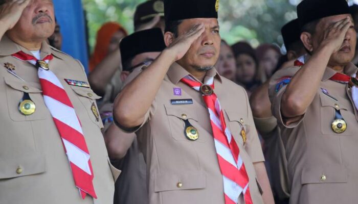 Pj Wali Kota Tangerang Jadi Pembina Upacara HUT Pramuka Ke-63