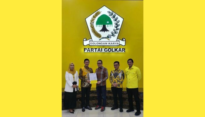 Pilkada 2024, Denas dan Neneng Eva Fatimah Terima Rekomendasi dari Golkar