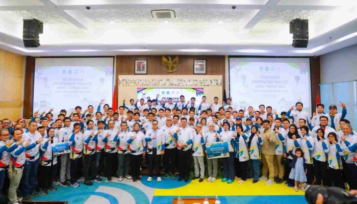 Lepas Atlet Tangsel Menuju PON XXI Aceh-Sumut 2024