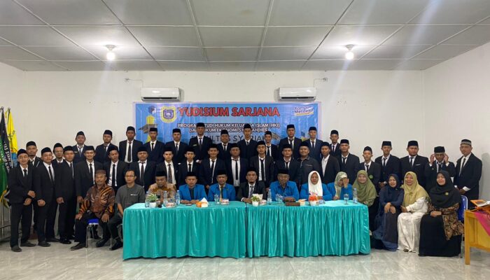Laksanakan Yudisium Fakultas Syariah IAIDU Asahan, 79 Mahasiswa Sarjana Hukum Dinyatakan Lulus