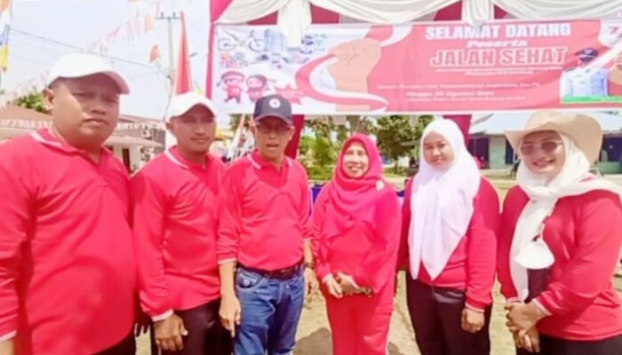 Warga Desa Bintang Meriah Semangat Memeriahkan HUT RI Ke-79
