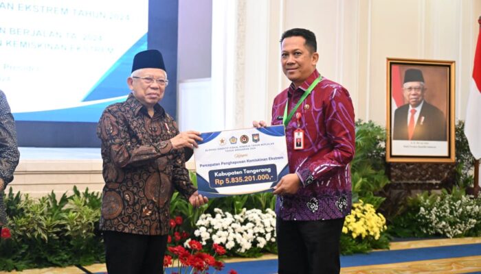 Pemkab Tangerang Kembali Raih Penghargaan Insentif Fiskal Kategori PPKE