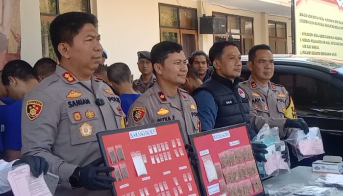Baru Sebulan Bertugas, Kapolres Sukabumi Sudah Ungkap 22 Kasus