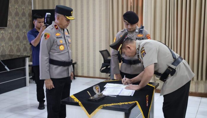 Wakapolda Banten Pimpin Serah Terima Jabatan Ka SPKT Polda Banten