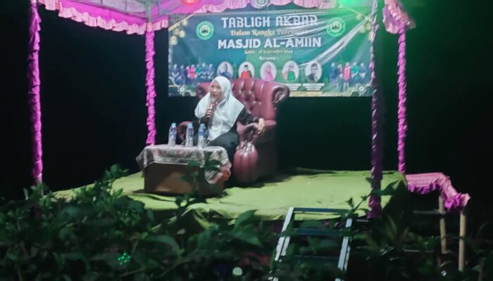 Masjid Al-Amin Gelar Pengajian Rutin Mingguan Berjalan Meriah
