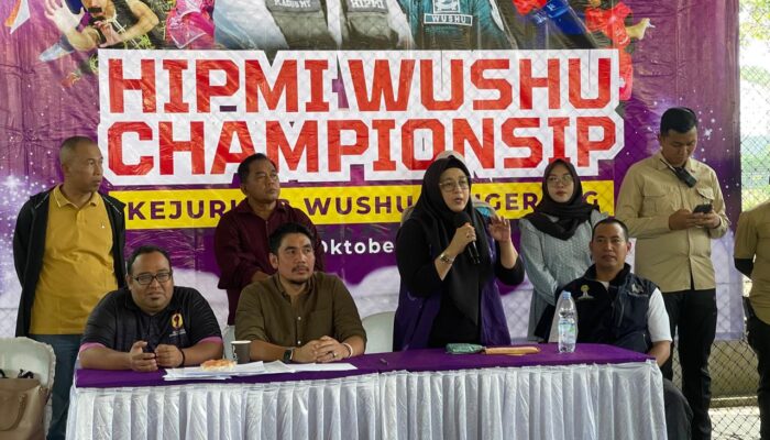 Cawabup Intan Buka Hipmi Wushu Championsip Kabupaten Tangerang