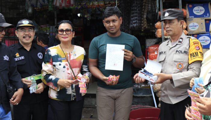TKPOM Kabupaten Tangerang Kunjungi Pasar Sentiong Balaraja