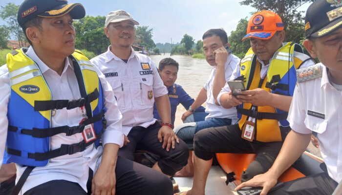 Pj Bupati Tangerang Tinjau Banjir di Kecamatan Tigaraksa