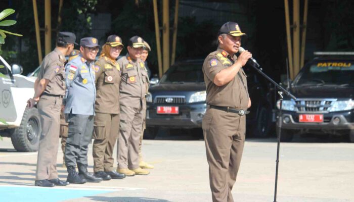 Siap Sukseskan Pilkada Serentak 2024, Kasat Pol PP Lepas Ratusan Personel