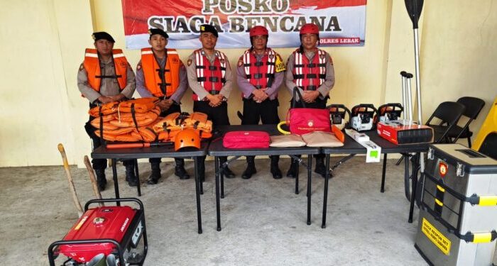 Posko Siaga Bencana, Polres Lebak siap Bantu Masyarakat korban banjir dan Longsor
