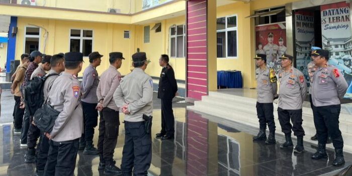 Polres Lebak Pastikan Personil Patuhi SOP Penggunaan Senjata Api