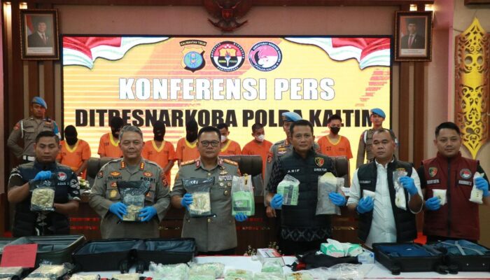 Bareskrim Polri Apresiasi Pengungkapan Narkoba di Kaltim dengan Barang Bukti Puluhan Kilogram