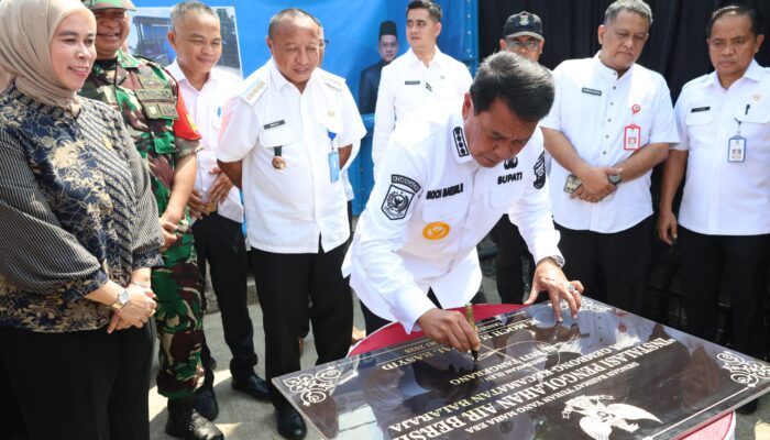 Penuhi Kebutuhan Dasar, Bupati Maesyal Rasyid Resmikan IPA Bersih di Balaraja
