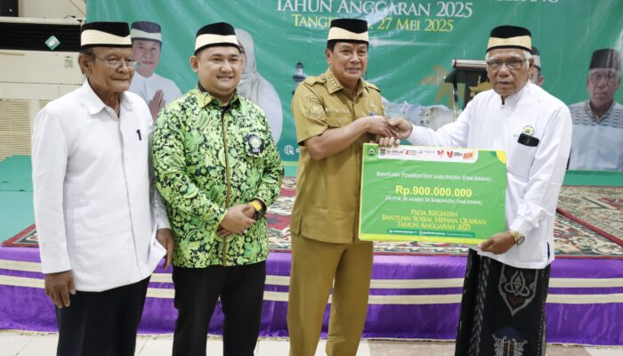 Sambut Idul Adha, Pemkab Tangerang dan DMI Berbagi 30 Hewan Kurban