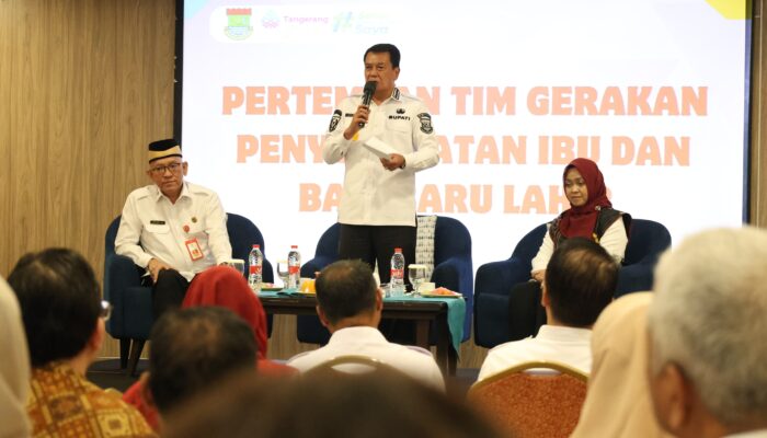 Bupati Tangerang Pimpin Pertemuan Tim Gerakan Penyelamatan Ibu dan Bayi, Perkuat Komitmen Kesehatan Generasi Emas
