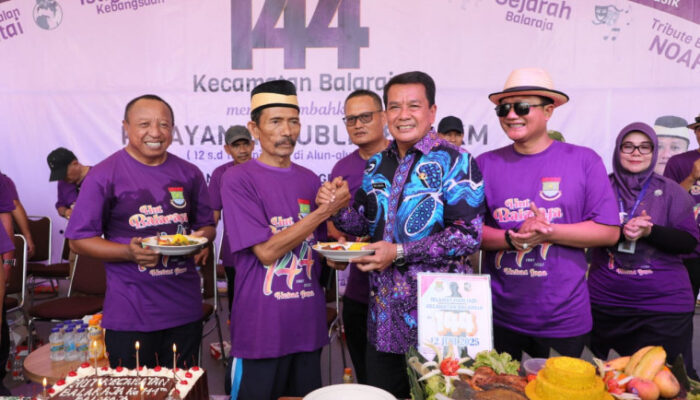 Bupati Tangerang Hadiri HUT ke-144 Balaraja, Ajak Warga Perkuat Kebersamaan